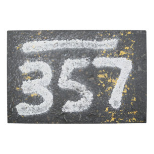 357 Mason's and Angel Number Metal Print
