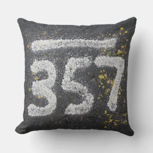 357 Mason's and Angel Number Throw Pillow