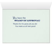 3591 Admin Pro Seal of Appoval Cards (Inside Horizontal (Bottom))
