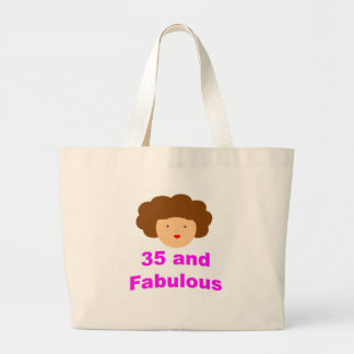 35 and fabulous large tote bag