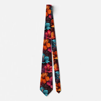 #35 Floral Pattern Neck Tie