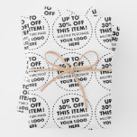 35% OFF Bulk Buy Discount Custom CENTERED TILING Wrapping Paper Sheets