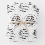 35% OFF Bulk Buy Discount Custom HALF BRICK TILING Wrapping Paper Sheets