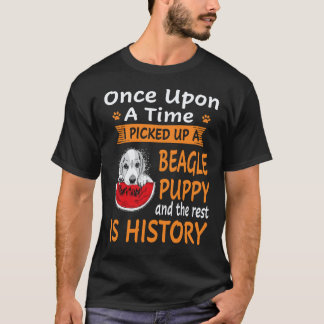 35 One Upon A Time - Beagle Puppy Beagle T-Shirt