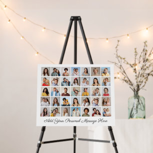 35 Photo Collage Add Your Greeting Editable Color Foam Board