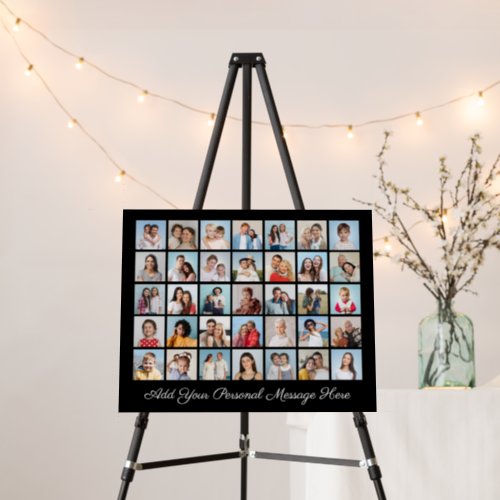 35 Photo Collage Add Your Greeting Editable Color Foam Board