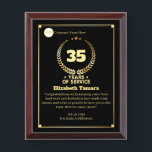 35 Years Employee Anniversary Appreciation Message Award Plaque<br><div class="desc">Celebrate your employee's anniversary with a Custom Appreciation Message Award Plaque, recognizing their dedication and contributions. Craft a heartfelt message that reflects their journey, values, and impact within the company. This thoughtful gift honors their hard work and reinforces the strong bond between the employee and the organization, making them feel...</div>