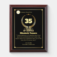 35 Years Employee Anniversary Appreciation Message