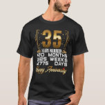 35 Years Married   35th Wedding Anniversary T-Shirt<br><div class="desc">35 Years Married   35th Wedding Anniversary.</div>