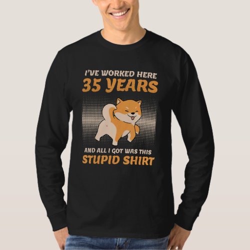 35 Years Of Service 35 Years Of Service Company An T_Shirt