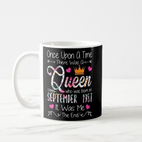 35 Years Old Girls 35th Birthday Queen September 1 Coffee Mug