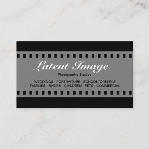 Customizable 35mm Film 010 Business Cards