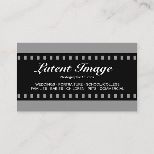 Customizable 35mm Film 04 Business Card Templates