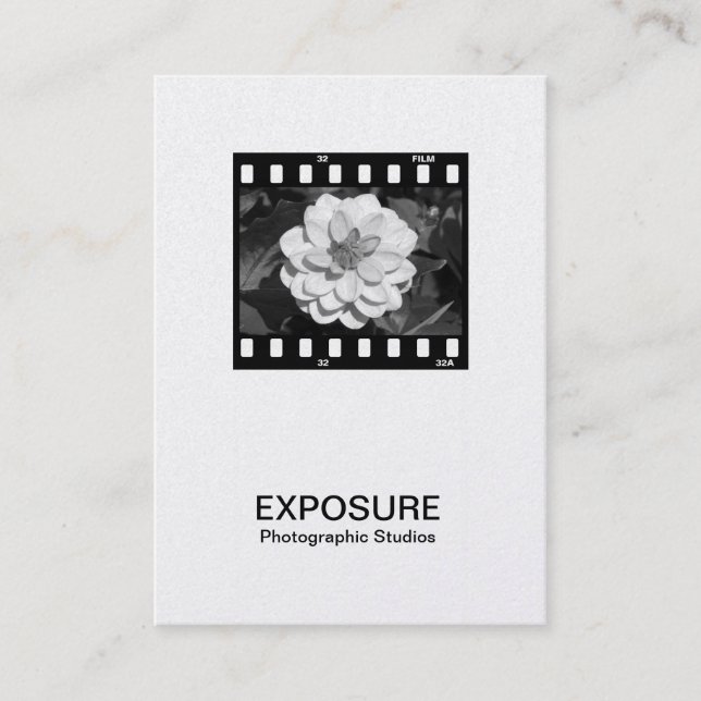 35mm Film Frame 01 (Gold) Business Card (Front)