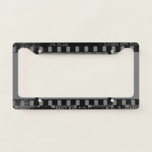 35MM Film Roll Camera License Plate Frame
