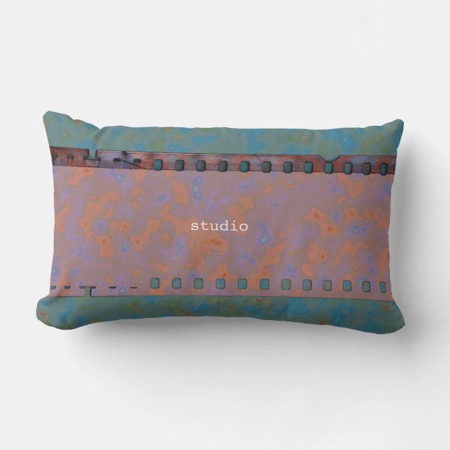 35mm Film Strip Lumbar Pillow (Front)
