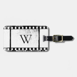 35mm Film with Custom Monogram Luggage Tag