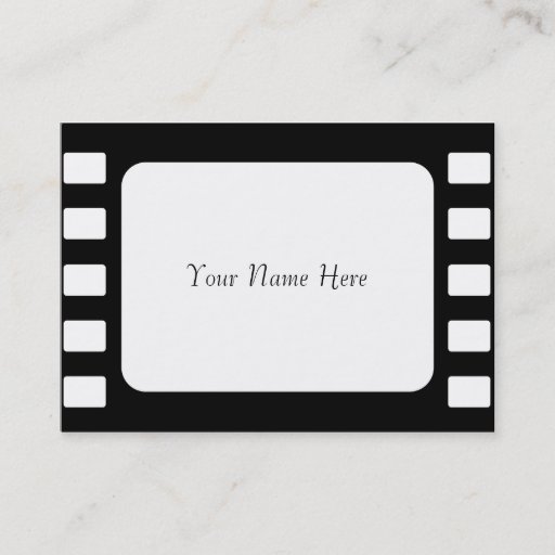 Customizable 35mm Film, Your Name Here Business Cards
