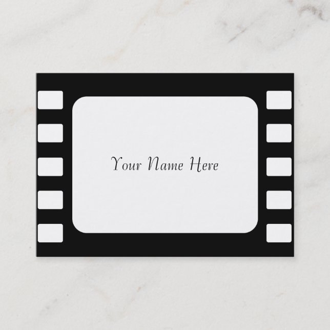 35mm Film, Your Name Here Business Card (Front)
