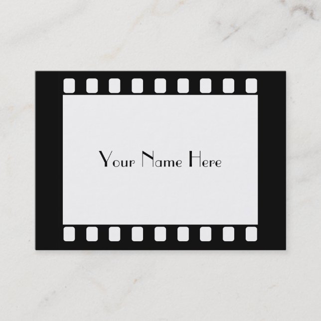 35mm Film, Your Name Here Business Card (Front)