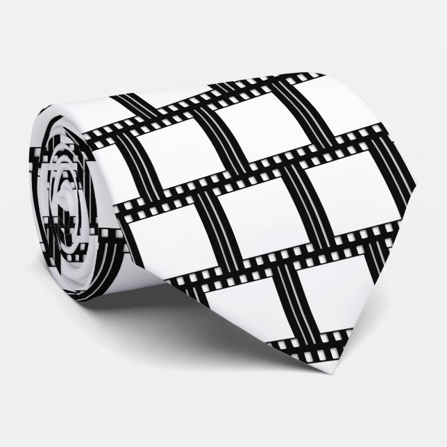 35mm Movie Star Hollywood Film Cinema Template Neck Tie (Rolled)