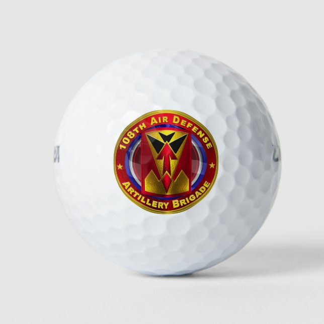 35th Air Defense Artillery Brigade  Golf Balls (Front)