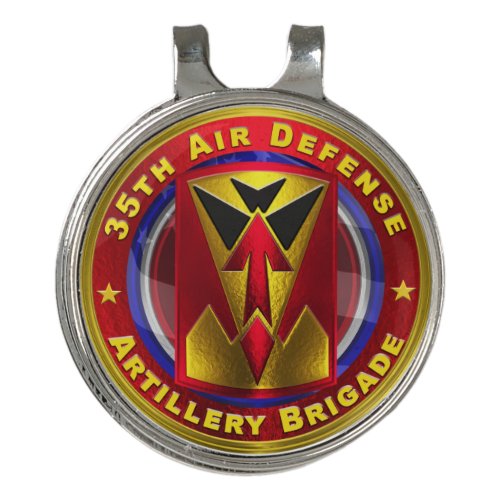 35th Air Defense Artillery Brigade  Golf Hat Clip