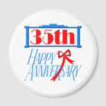 35th anniversary 3 magnet