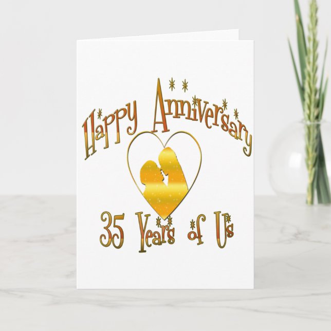 35th. Anniversary Card (Front)