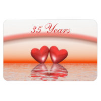 35th Anniversary Coral Hearts