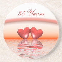 35th Anniversary Coral Hearts