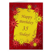 35th Birthday card (Front)