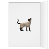 35th Birthday card with siamese cats (Inside (Left))