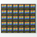 [ Thumbnail: 35th Birthday: Colorful Music Symbols, Rainbow 35 Wrapping Paper ]
