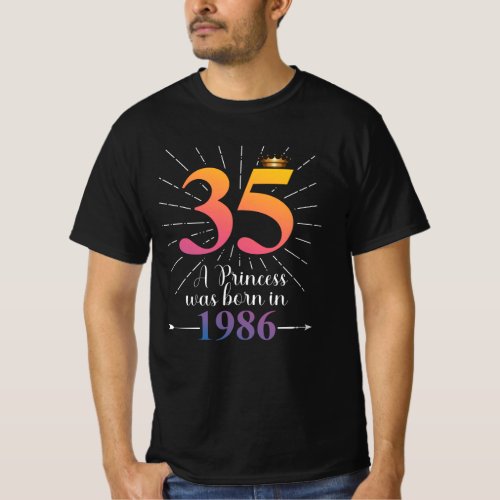 35th Birthday Gift 35 Years T_Shirt