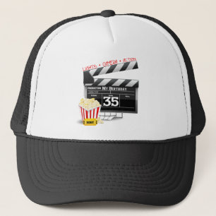 35th Birthday Hollywood Movie Party Trucker Hat