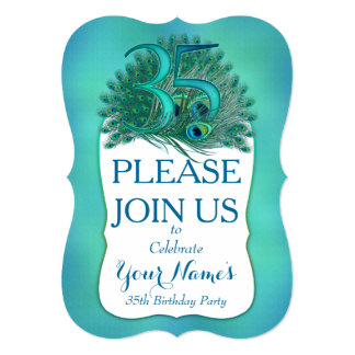 Happy 35th Birthday Cards - Invitations, Greeting & Photo ...