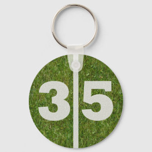 35th Birthday Party Favor Keychain