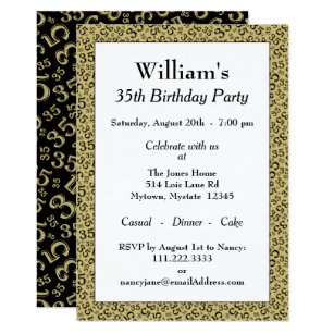 35 Years Old Invitations | Zazzle