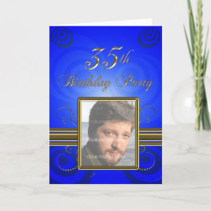 35th Birthday party Invitation