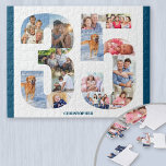 35th Birthday Photo Collage Number 35 Keepsake Jigsaw Puzzle<br><div class="desc">Create your own photo puzzle for a unique 35th birthday gift. Holding 14 custom photos, the photo puzzle can be further personalized with a name and/or short message. The number 35 photo collage has a variety of landscape, square and portrait photos, giving you lots of flexibility in placing your favorite...</div>