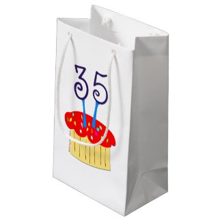35th Birthday Small Gift Bag