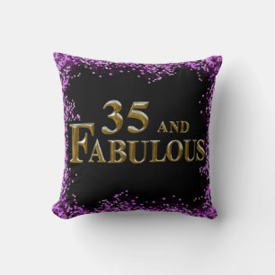 35th  Birthday  Throw Pillow