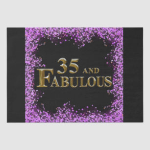 35th  Birthday  Tissue Paper