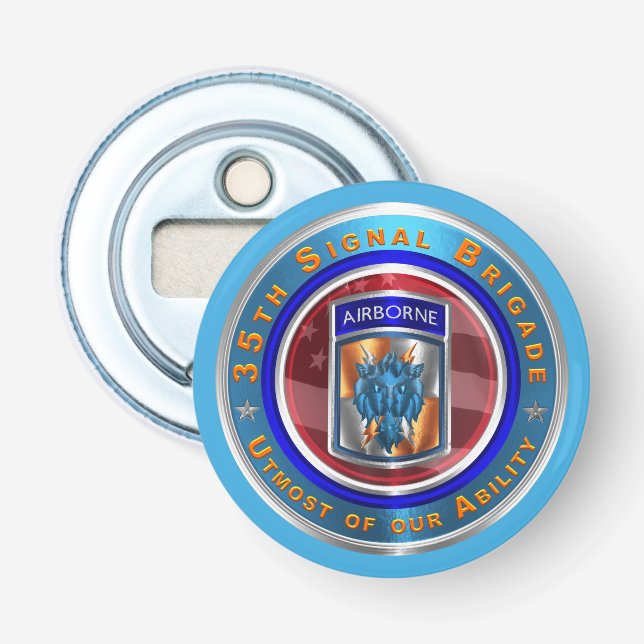 35th Signal Brigade-Airborne Bottle Opener (Front)