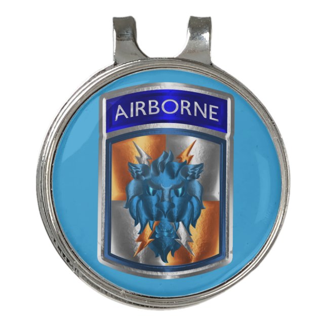 35th Signal Brigade-Airborne Golf Hat Clip (Front)