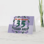 35th Wedding Anniversary Gifts Card