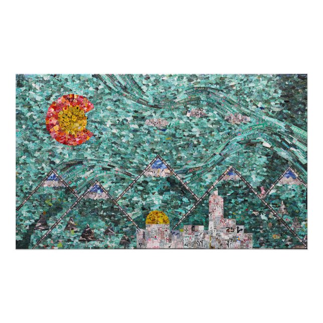 35x21 Photo Print - The Streets Of Denver  (Front)