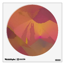 360 Custom Wall Decal "No Paradox" Sunset Abstract
