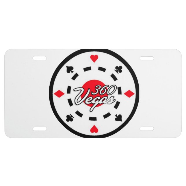 360 Vegas Chip License Plate (Front)